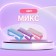 Manicure/pedicure brush, 8 cm, mix color