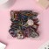 Hair elastic band "Mahrushka" (set 48 pcs) in black stripes, 5.5 cm, mix