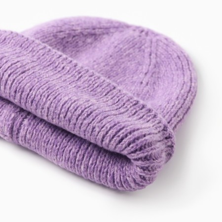 Women's hat minku, purple color, rr 56-58-4