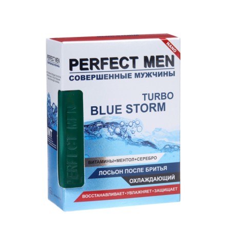 Lotion after shaving Turbo Blue Storm Restoring, 100 ml-2