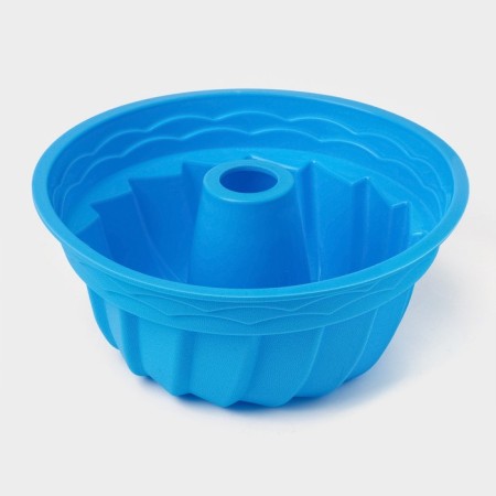 The form for baking the share "German cupcake. Custard cookies ", silicone, 23 × 10 cm, blue color-2