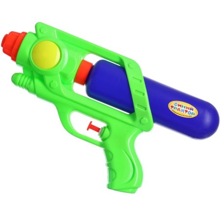Water gun "Pistol", blue tractor, mix-1