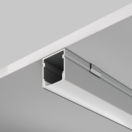 Aluminum profile of the Led Strip Alm-2020-S-2M, 200x2x2 cm, silver color-4