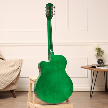Акустическая гитара Music Life QD-H40Q-hw, зеленый-4