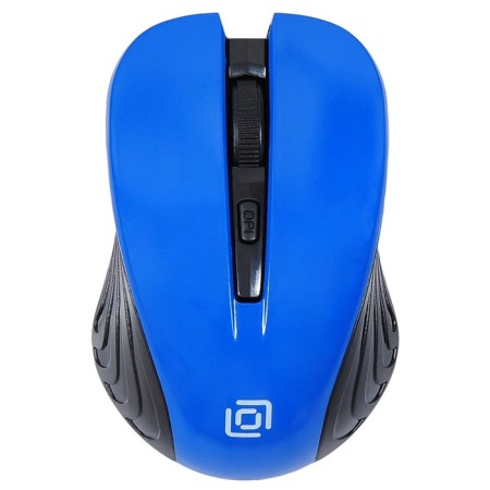 Mouse call 545MW black/blue optical (1600DPI) wireless USB for laptop (4but)