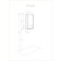 Aquaton “Scandy 45” mirror cabinet, white color, oak Verona 13 cm x 45 cm x 85 cm