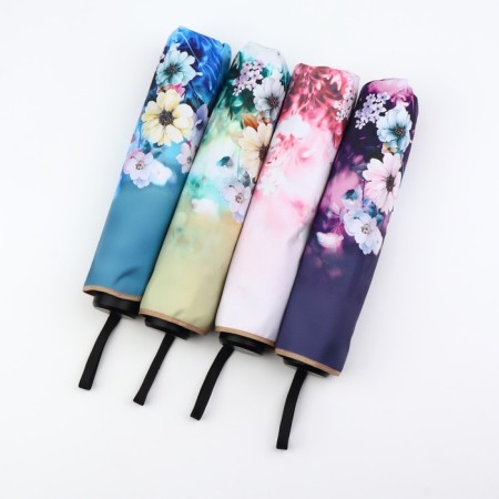 Mechanical “petal” umbrella, eponge, 4 additions, 8 knitting needles, r = 48 cm, mix color-3