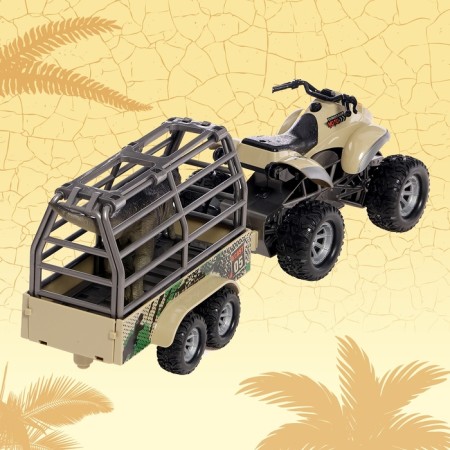 ATV "Dino", inertial, 1:16, with a dinosaur, light and sound effects-13
