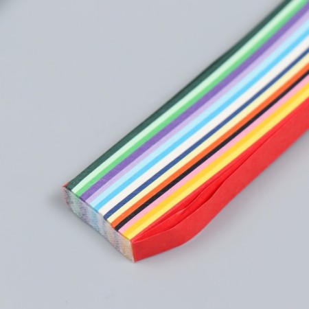 Quilling set of 160 strips 0.5 cm wide, "Flowers" tool 20x8.7 cm-1