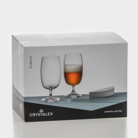 A set of glass glasses for beer Babble, 480 ml, 6 pcs-7