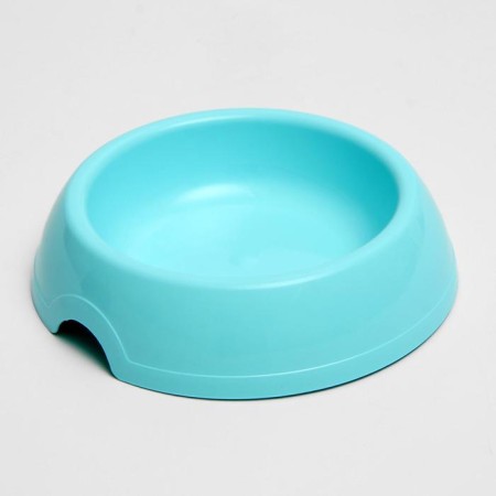 A bowl for cats and dogs 200 ml, 14.5 x 3 cm, blue