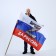 Flag "For Russia", size 135 x 90 cm.