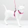 Kit for cats, width 1 cm, Osh 16.5-27 cm, fire 21-35 cm, leash 120 cm, pink