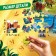 Training puzzle "era of dinosaurs", with cards and stickers