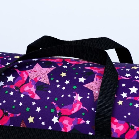 Bag - carrying for animals with print, 40 x 25 x 26, mix of flowers-5
