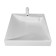 Sink My Space Twin 60 5231500, above the washing machine, with brackets, siphon, white