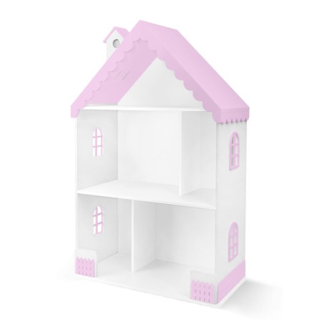 Puppet house "Veronica", white-pink color, 98x60x30 cm-4