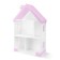Puppet house "Veronica", white-pink color, 98x60x30 cm