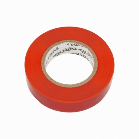 PVC island 0.13x19 mm, 25 m, red kranz-3