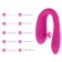 Vibrator for steam ok-hoods, with vacuum-wave clitoris stimulation, 10 modes, du, pink