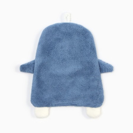 Lovelife hand towel "Penguin", col. Blue, 25x21 cm, 100% PE, microfiber 280 g/m2-2