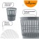 Basket for paper and garbage 10 liters, Calligrata "Available Office", plastic, mesh, gray