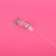Straps silicone, fittings metal, 0.5 cm, 37 cm, steam, color transparent