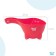 Plastic bucket for bathing Dino SCOOP, 800 ml., Coral color