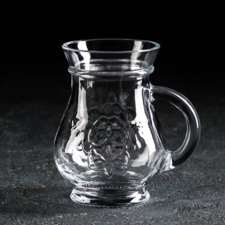 A set of glass mugs for Ayran, 330 ml, 2 pcs-1