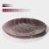 Glass Plane Lacking "Drachna", D = 33 cm, burgundy color