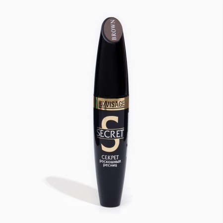 Luxvisage mascara "Secret of luxurious eyelashes", tone of brown