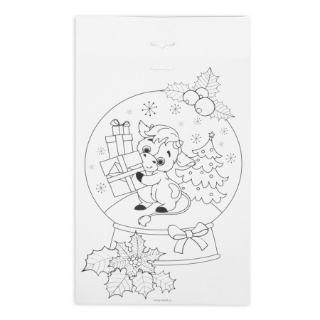 New Year's Velcro game "New Year! Funny animals »Mix (Tigers/Gobbles)-7