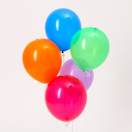 Shar Latex 12 "" Ball with a diode ", a set of 5 pcs.
