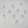 Garland “thread” 3 m with nozzles “bumps of cones”, ip20, transparent thread, 80 LED, glow warm white, 8 modes, 220 V