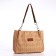 Bag-tout on lightning, the color is light brown