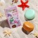 A set of two lip balms "Grapes", "Cherry"