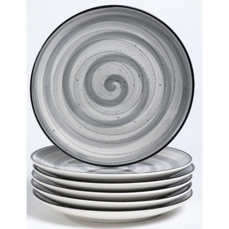 Elrington plates “Airgraph. Graphite breeze ", 19 cm, 6 pcs