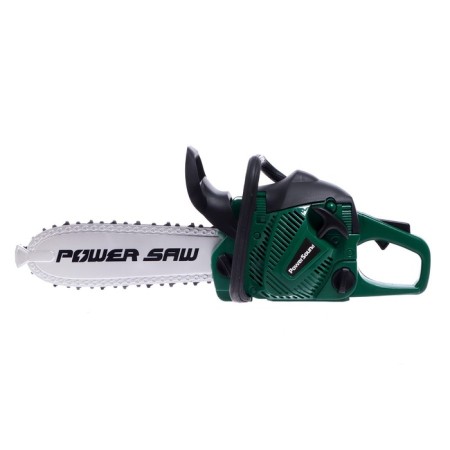 Forest chainsaw, green, sound effects, works from batteries-1