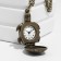 Pocket watch "Turtle", quartz, d dial-1.3 cm