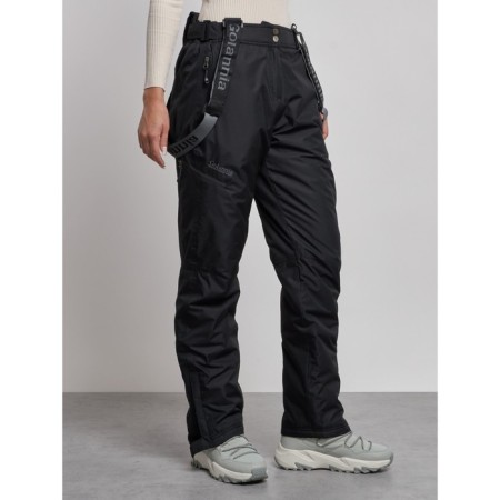 Semi -combinezone ski insulated female winter, size 46, black color-6