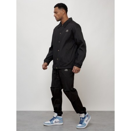Sports suit men's, size 48, black color-1