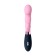 Massager 3 in 1 Eromantica Ornella, pink color, silicone, 21.5 cm