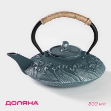 The teapot of the cast -iron shade 