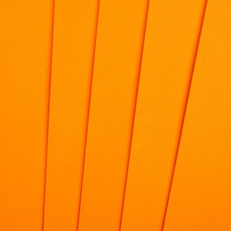 Foamiran "light orange" 2 mm (set of 5 sheets) mix format A4-2