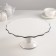 Ceramic "Frontier" dessert stand, d = 25 cm, white color