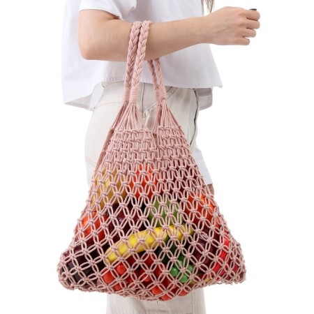 ALOSKA 35 x 48 cm, handle 14 cm, cell 3.5 cm, peach-1