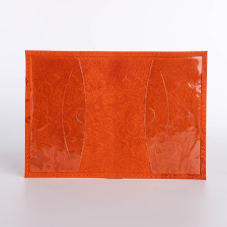 Passport cover, orange color-4