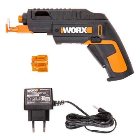 Battering screwdriver Worx WX255 SD Slide Driver, 4 V, set bit 6 pcs.-3