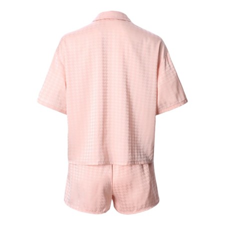 Пижама женская (рубашка и шорты) KAFTAN Silk, р.48-50, розовый-10