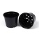 Pot for seedlings, 520 ml, D = 11 cm, h = 11 cm, black, Greengo
